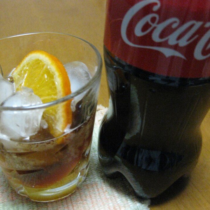 【コカ･コーラ】アップルブランデーオレンジカクテル